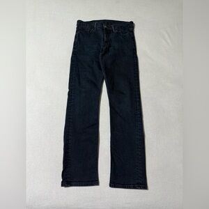 Levis 513 Jeans Mens 30x30 Blue Slim Straight Mid Rise Stretch Dark Wash Denim